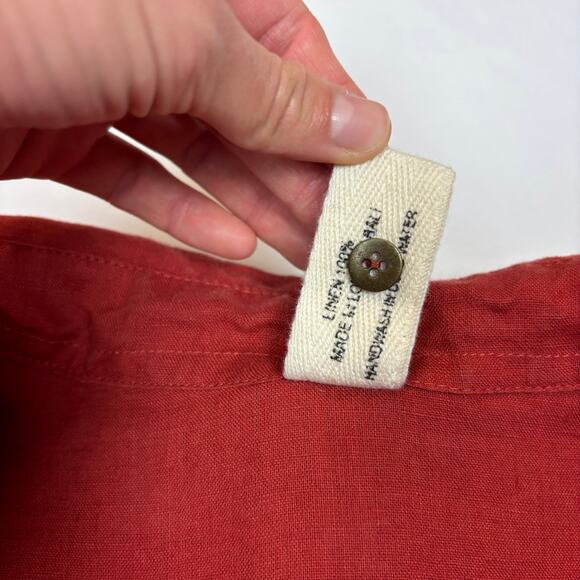 Chintamani Alchemistry Linen Jumpsuit Medium Lagenlook Boho Indie - Picture 6 of 12